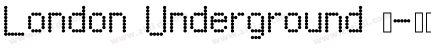 London Underground 粗字体转换